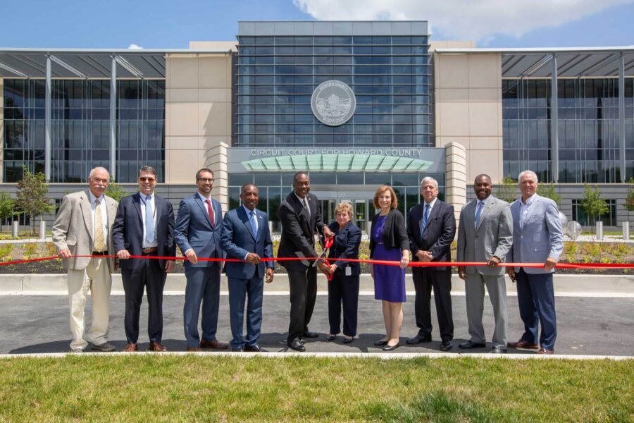 HOWARD COUNTY OFFICIALS TOGETHER WITH EDGEMOOR-STAR AMERICA JUDICIAL PARTNERS UNVEIL NEW CIRCUIT COURTHOUSE